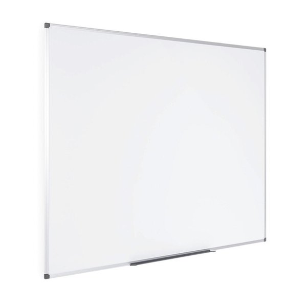 Officesource ViZual Collection Magnetic Steel Board with Aluminum Frame - 48" x 96" OS21071MSWH